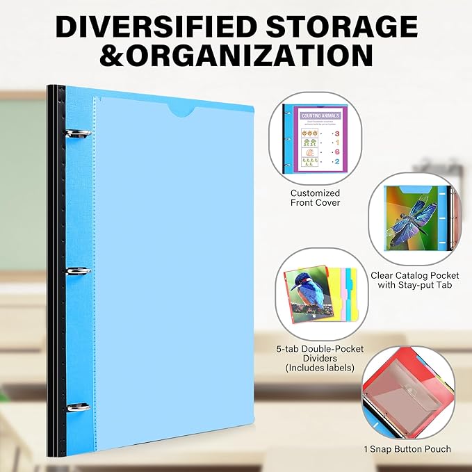 WOT I Telescoping Project Organizer, Refillable Binder - Image 5