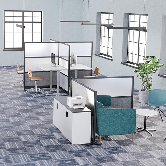 Stand Up Desk Store Expanse Modular Wall | 53'' x 70'' Wall | Expandable - Image 8