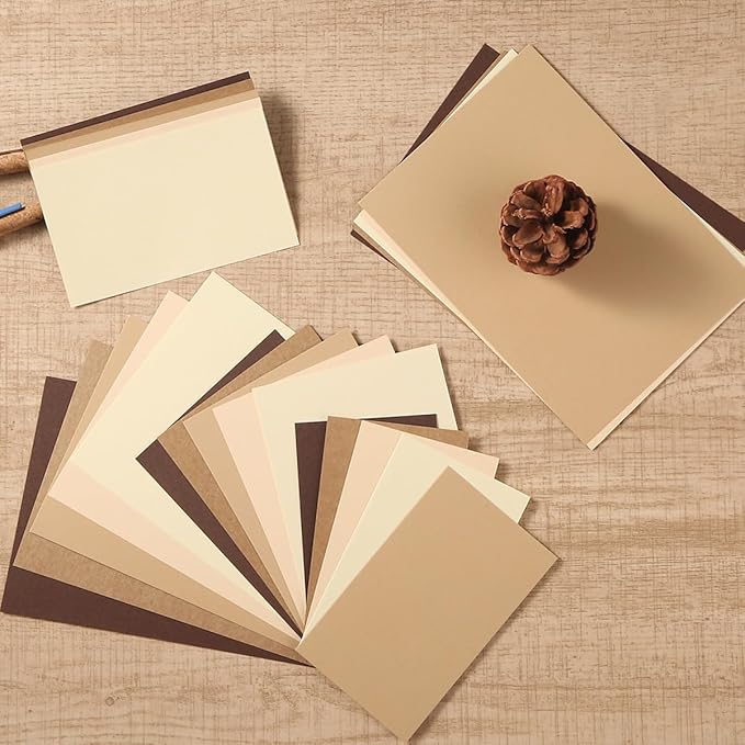50 Sheets 4x6 Colored Cardstock Paper 5 Colors Blank Flash Cards, 250 GSM Heavy - Image 7