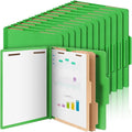 Skyygemm 48 Pcs Classification Folders Letter Size, 2 Divider Pressboard File by Skyygemm