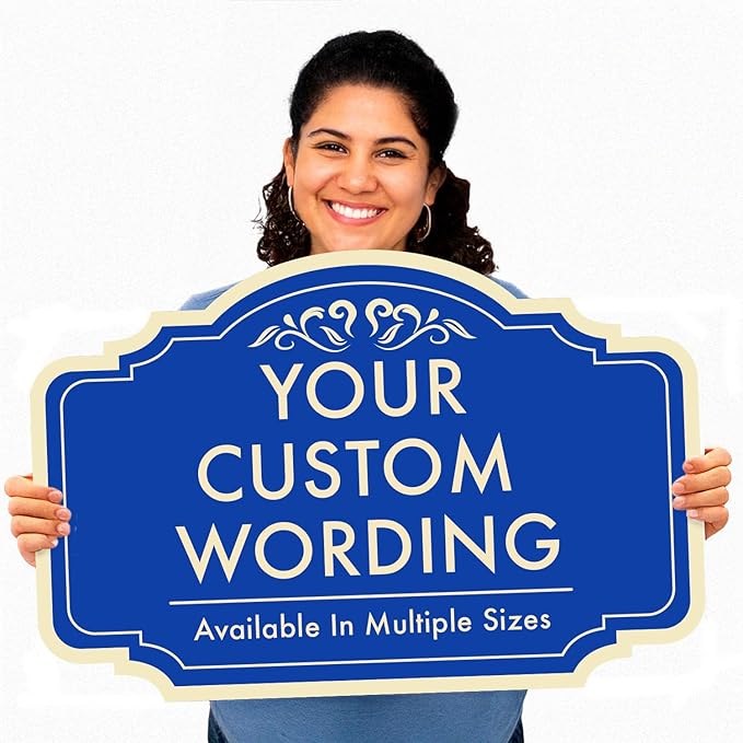 Custom Decorative Outdoor Metal Sign, Personalized Aluminum Driveway Waterproof - Image 8
