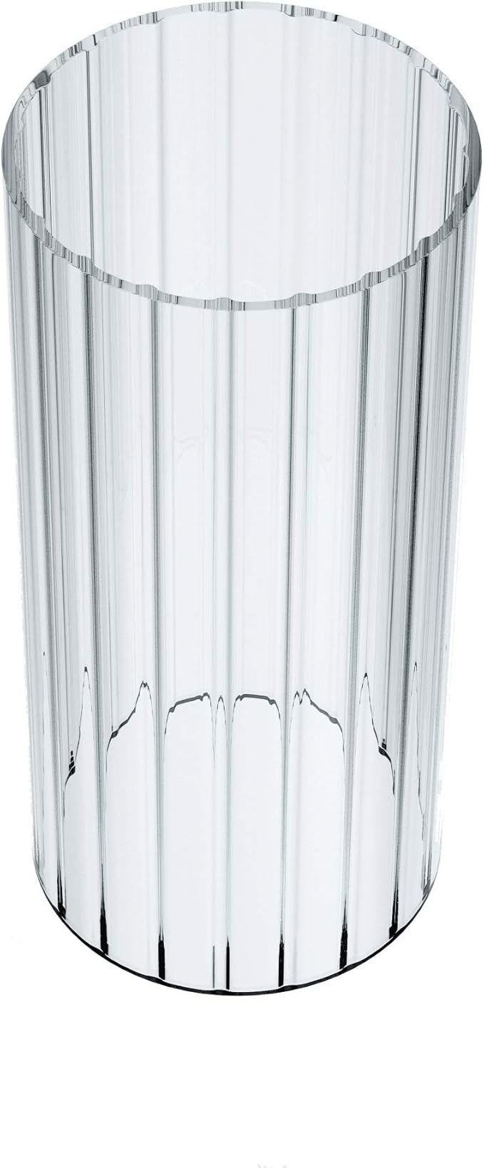 Sunwo Glass Shade Straight Cylinder Glass Lamp Shade Replacement - Image 2