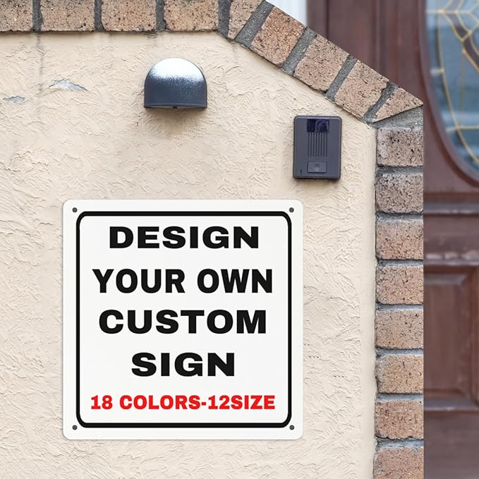 Custom Outdoor Metal Personalized Signs - Image 2