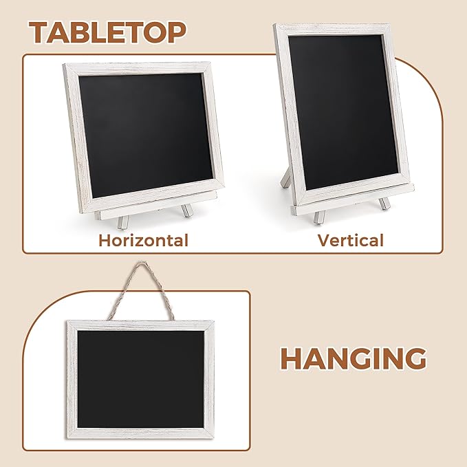 SELEAD 100% Real Wood Frame Magnetic Chalkboard - Image 2
