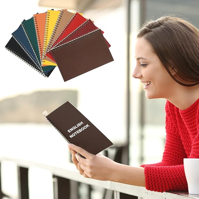 Yahenda 18 Pcs Spiral Notebook Bulk A5 Journal Lined 8.3'' x 5.5'' Writing - Image 6