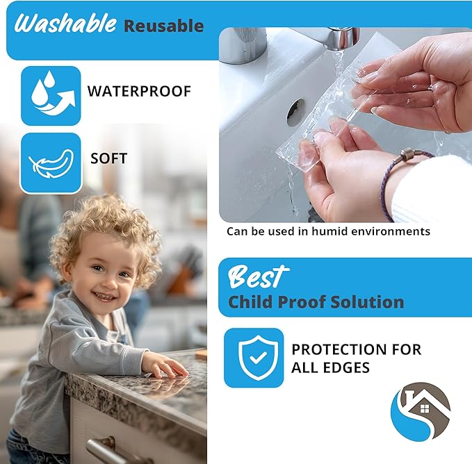 15ft Transparent Soft Edge Guard & Self-Stick Corner Protectors - Image 5