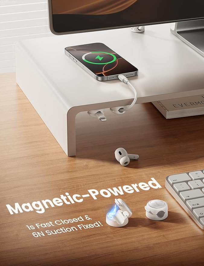 Magnetic Cable Clips Cord Organizer - Image 2