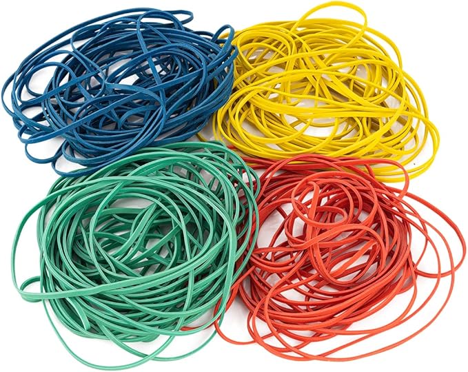 Bilinny Large Rubber Bands Heavy Duty, 1/2 LB, 7x1/8 inches, Made in USA - Image 2