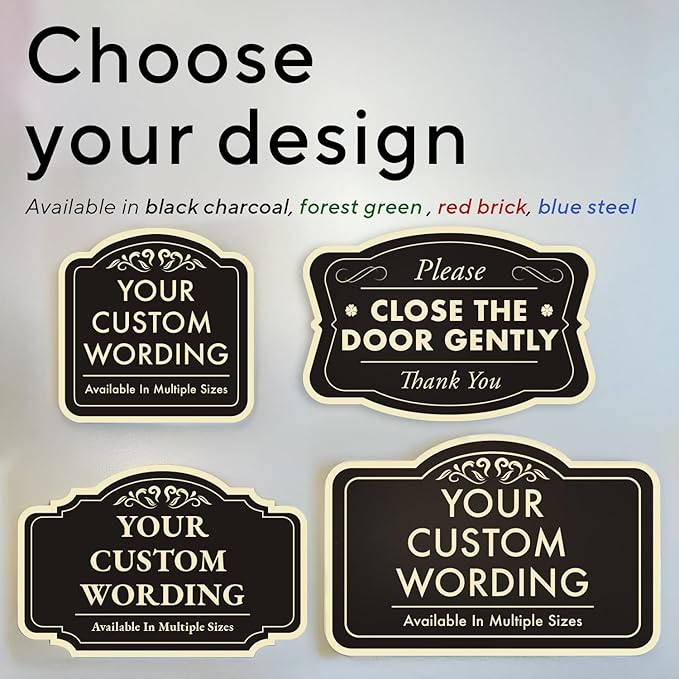 Custom Decorative Metal Signs, Personalized Aluminum Waterproof Signs, Driveway - Image 3