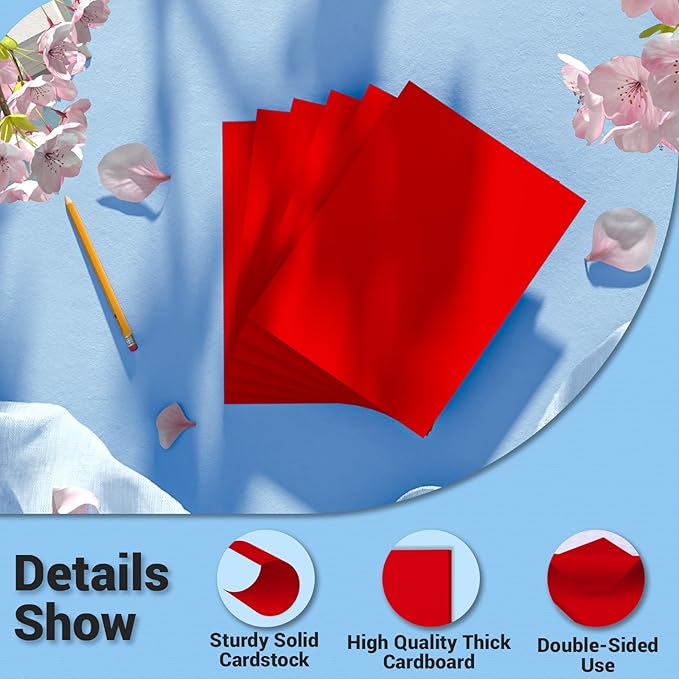 Cardstock Paper, 120 Sheets Christmas Card Stock, 200GSM Thick Printer Paper - Image 3