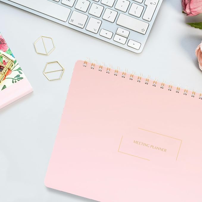 Merely Home | Meeting Notebook for Work | 8.25" x 11.75" | Project Planner | - Image 7