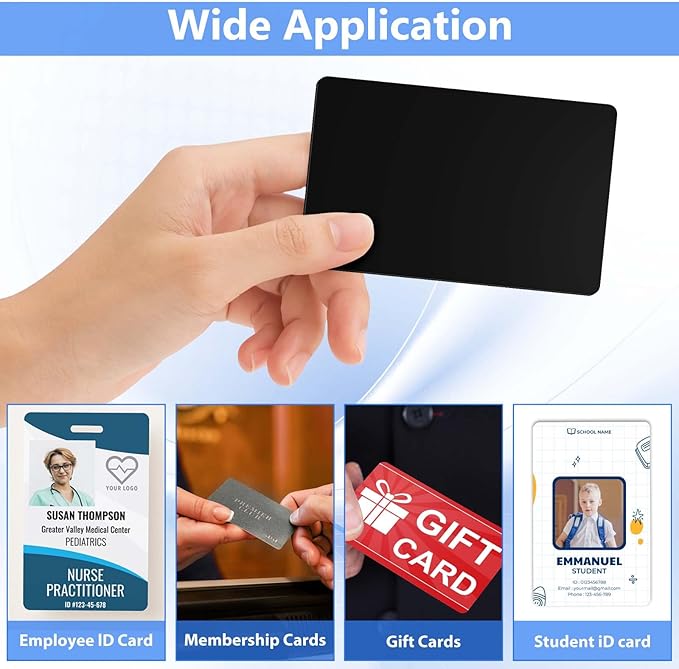500 Pack - Premium Blank PVC Cards - Image 8