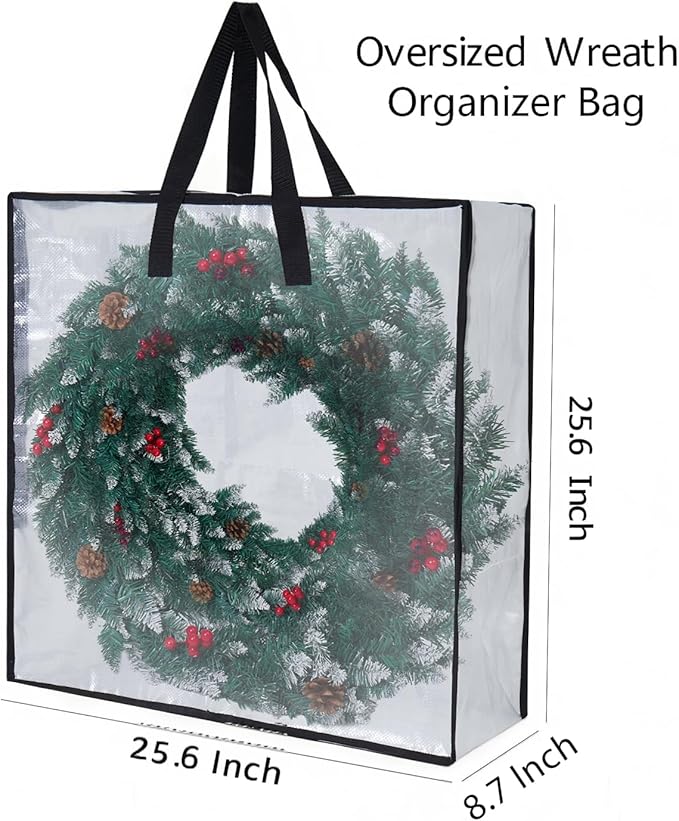 PWRSC 4-Pack Clear Heavy Duty Moving Bags and Storage Bags, 25 Gallon Large - Image 2