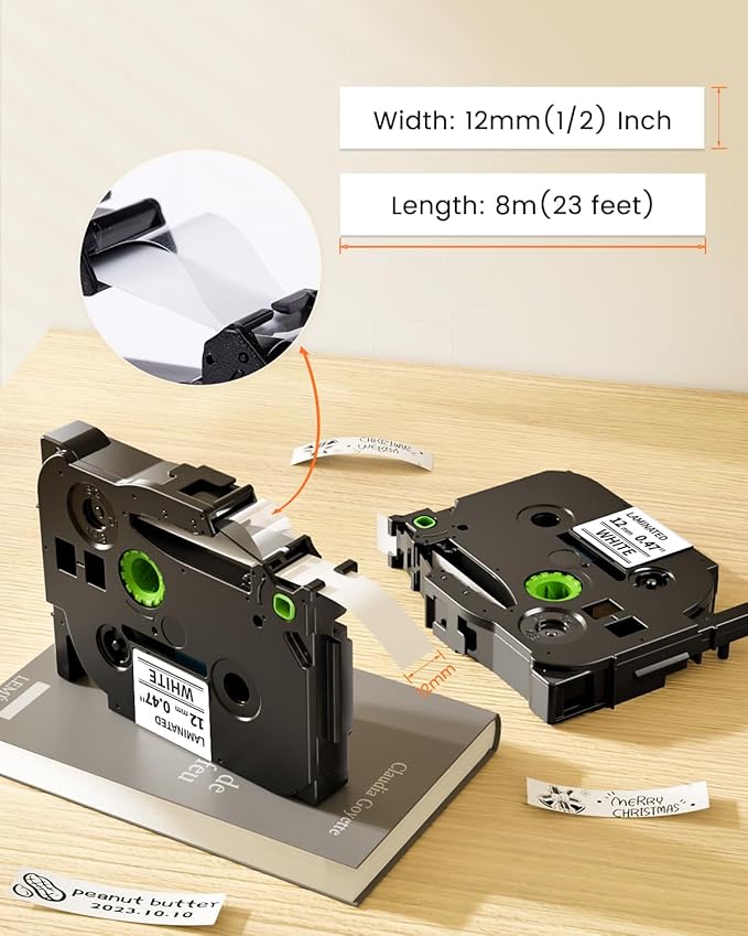 Colorty Replace for Brother Tape Cassette P Touch Label Tape 12 mm 0.47 - Image 6