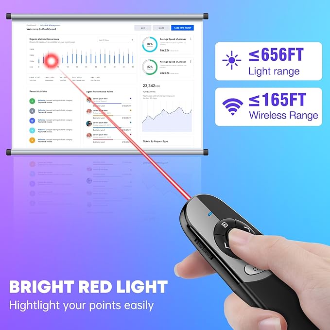 2 in 1 Type C USB Presentation Clicker - Image 7