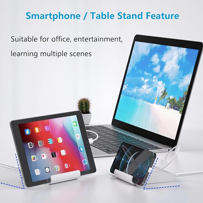 VHBW USB Charging Station, 6 Port 3USB-A and 3USB-C Charging Station - Image 4