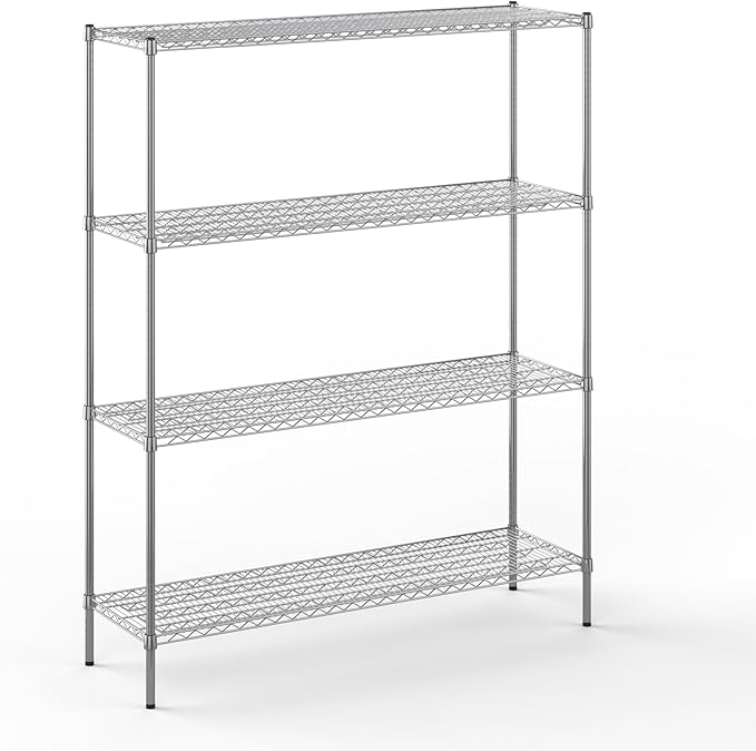 Regal Altair 18" Deep x 60" Wide x 74" Height Wire Shelving Kit | 4-Tier | NSF by Regal+Altair