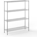 Regal Altair 18" Deep x 60" Wide x 74" Height Wire Shelving Kit | 4-Tier | NSF by Regal+Altair