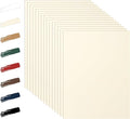 28 Sheets Cream Cardstock 8.5 x 11 Ivory Paper, 250gsm/92lb Premium Off White by Guakicae