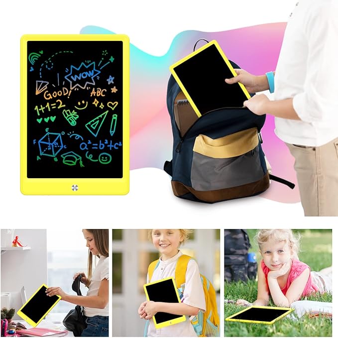 BUKEBU LCD Writing Tablet Doodle Board, Colorful Drawing Pad, Electronic - Image 5