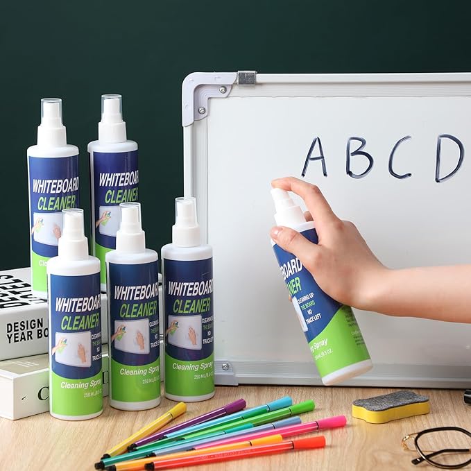 Swiffen 6 Pack Whiteboard Cleaner Spray Bottle 8.5oz Dry Erase Board Surface - Image 4