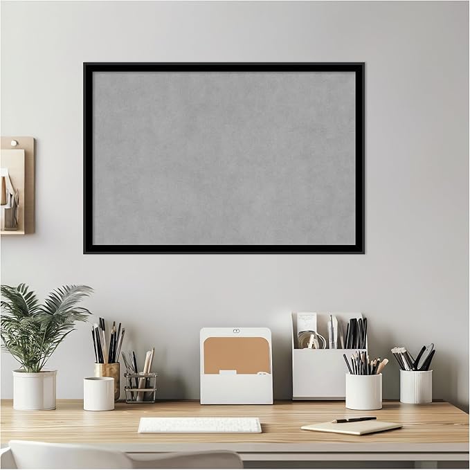 Amanti Art Black Framed Magnetic Board 17x25 Medium Vision Board - Image 7