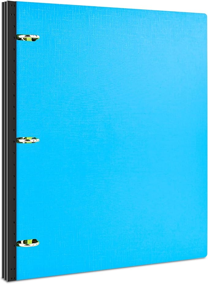 INFUN Telescoping 3 Ring Binder, Portable Plastic 0.75 inch 3 Ring Binder by INFUN