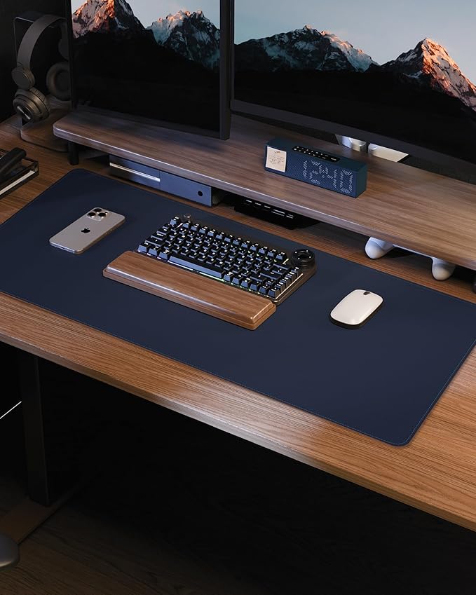 Non-Slip Desk Pad, Mouse Pad, Waterproof PVC Leather Desk Table Protector - Image 7