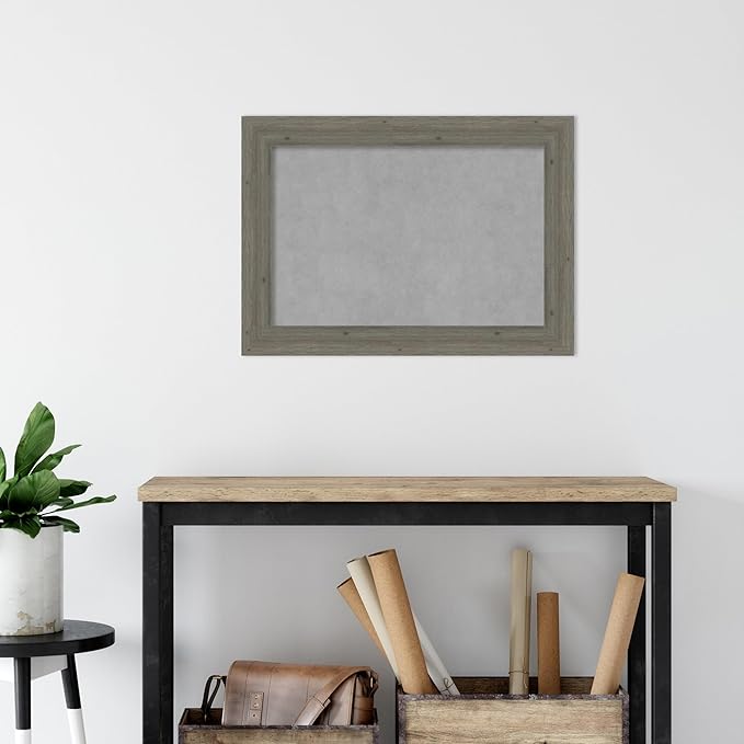 Amanti Art Grey Framed Magnetic Board 21x29 Medium Vision Board - Image 5