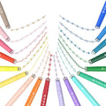 AECHY 18PCS Curve Highlighter Pen Set, Dual Tip Marker Pens by AECHY