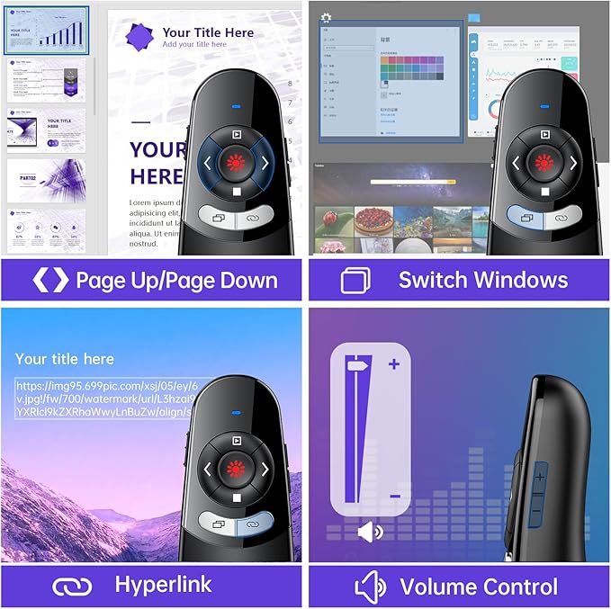 2 in 1 Type C USB Presentation Clicker - Image 8