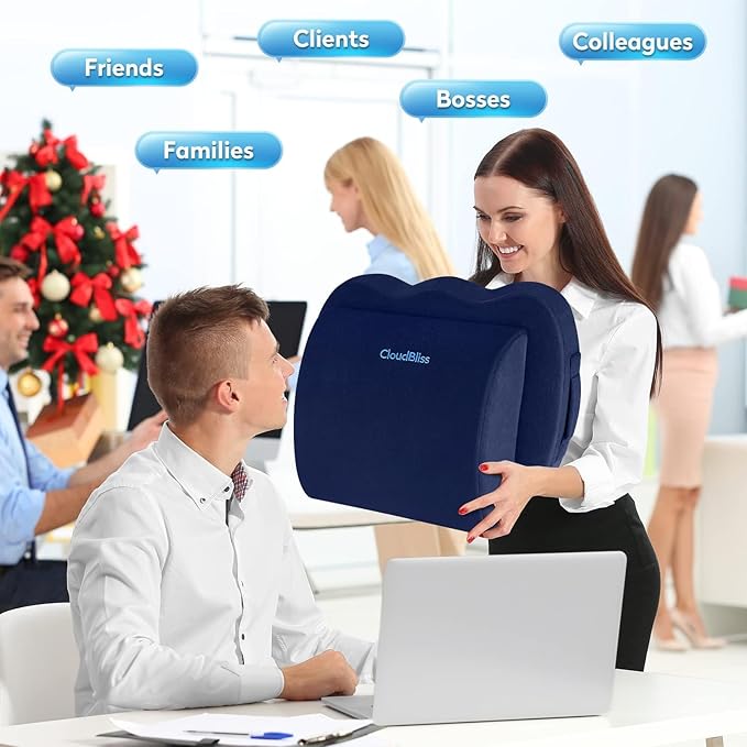 CloudBliss Seat Cushion, Office Chair Cushions, Car Seat Cushion, Lumbar - Image 6