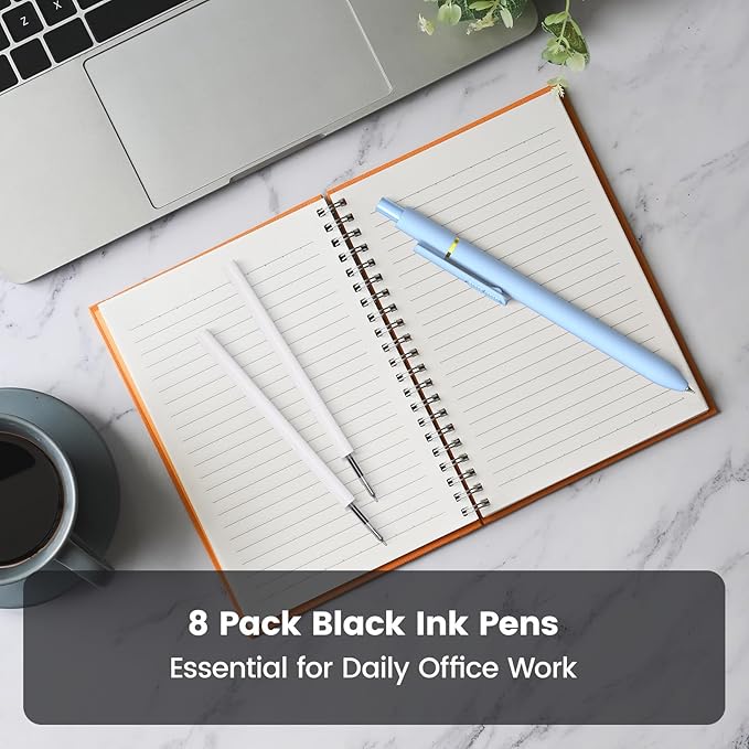 JIMMIDDA 8Pcs Black Gel Pens - Image 8