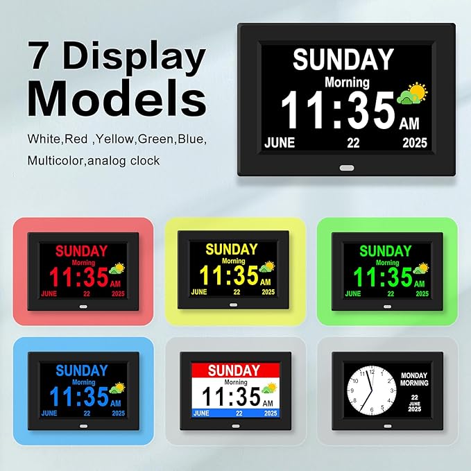 11'' Large Display Digital Alarm Clock - Image 3