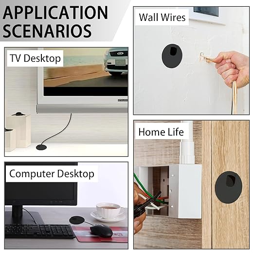 1.5 Inch Desk Grommet, 13 Pieces Wire Grommet, Desk Hole Cover - Image 7