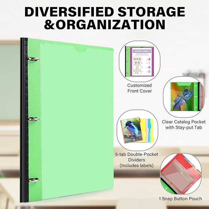 WOT I Telescoping Project Organizer 2-Pack, Refillable Binder - Image 4