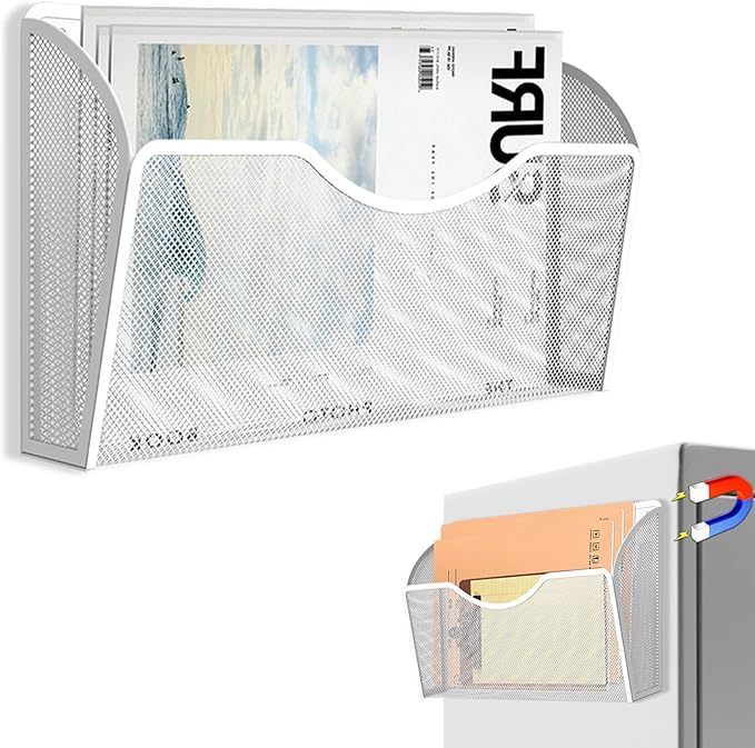 LQPAFZ Magnetic File Holder 1 Pockets File Folder Organizer, Office Hanging - Image 9