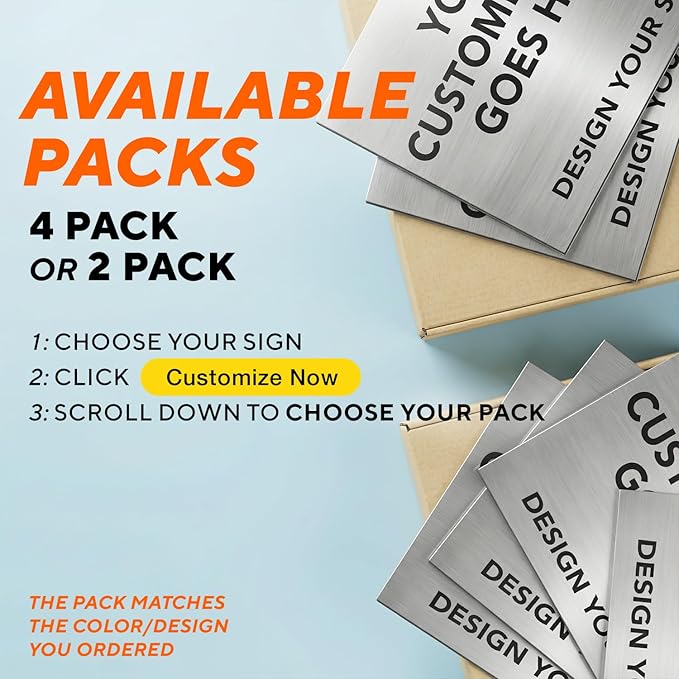 Custom Aluminum Business Signs, Personalized Outdoor Signs, Waterproof - Image 4