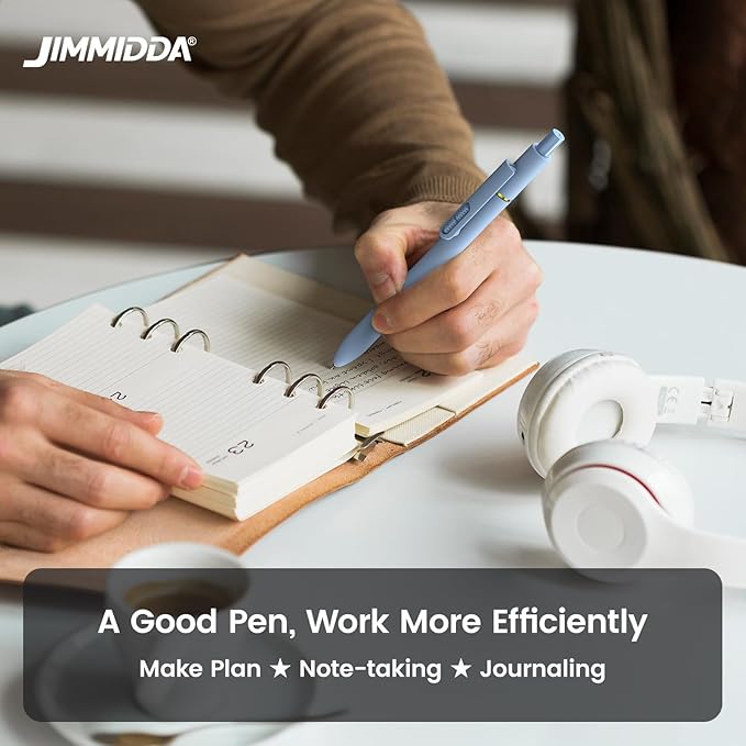 JIMMIDDA 16Pcs Black Gel Pens - Image 7