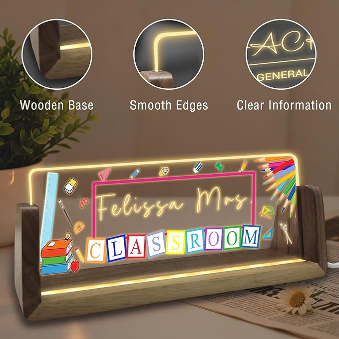 Desk Name Plate Personalized - Image 4