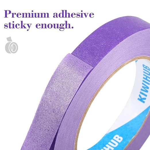 KIWIHUB Purple Painters Tape, 1 inch x 60 Yards - Image 3