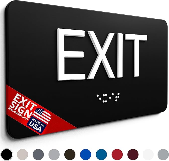 ADA Compliant Sign with Braille - Image 7