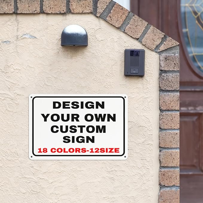 Custom Outdoor Metal Personalized Sign - Image 2