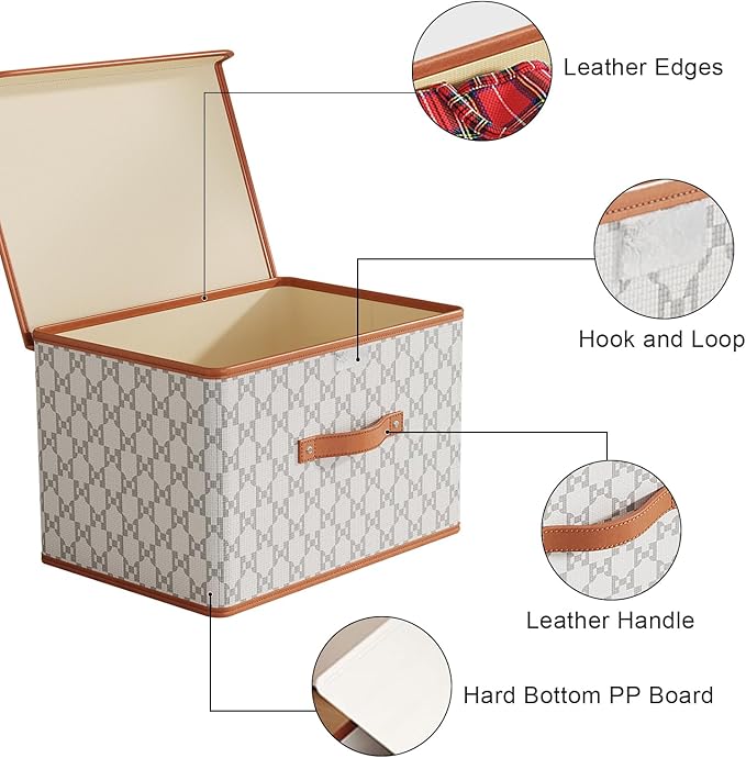 Tuza 4 Pack Fabric Storage Bins - Image 7