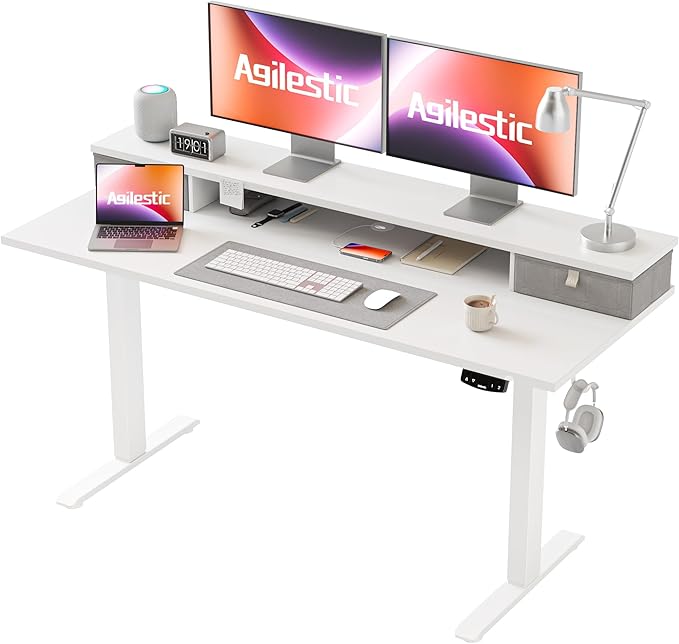 Agilestic 53 x 24 Inches Height Adjustable Electric Standing Desk by Agilestic