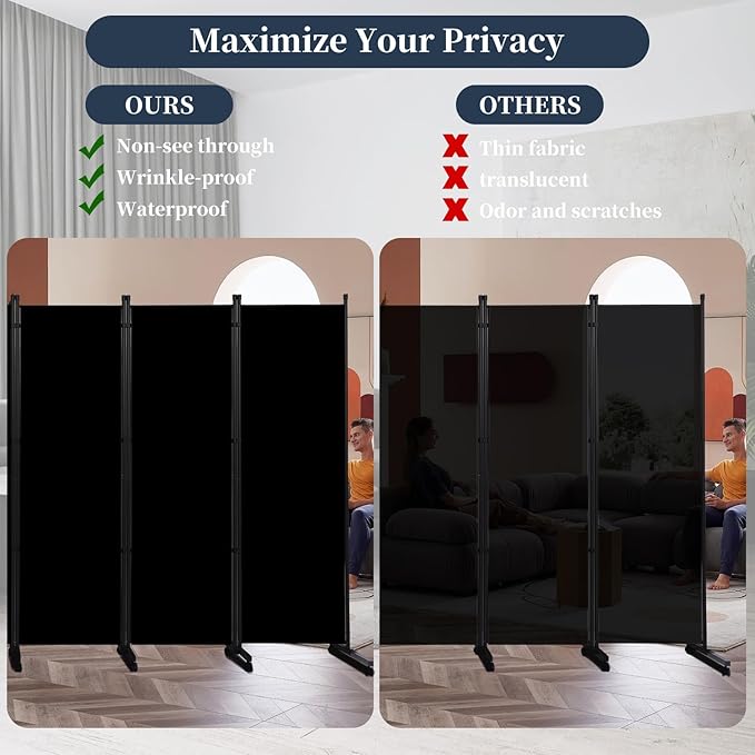 Room Divider Folding Privacy Screens - Image 4