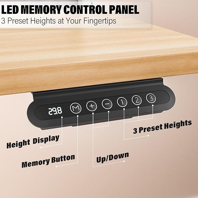 Kingant 55 x 24 Inch Electric Standing Desk - Image 6