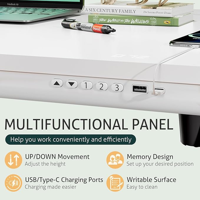 Furmax Adjustable Height Electric Standing Desk - Image 6