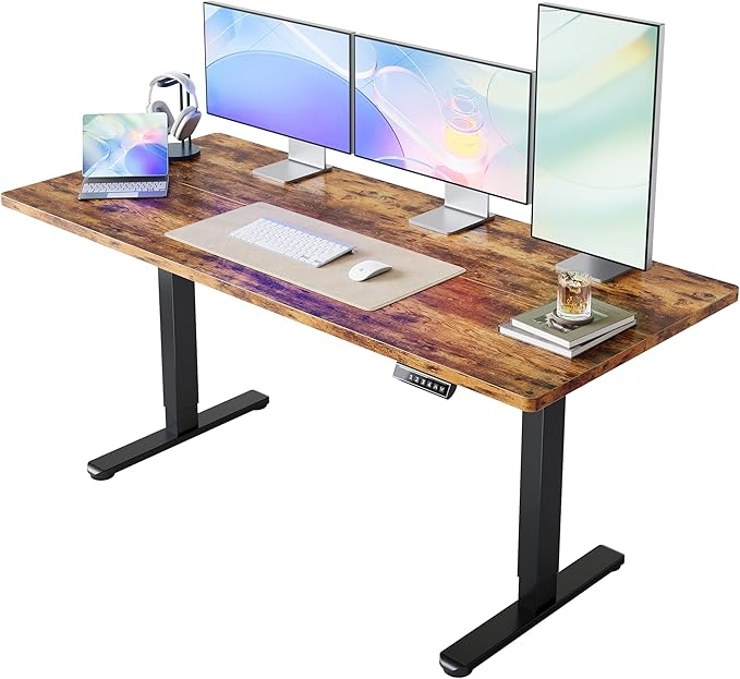 HUANUO 71 x 30 inch Electric Standing Desk Adjustable Height, 4 Memory Height by HUANUO