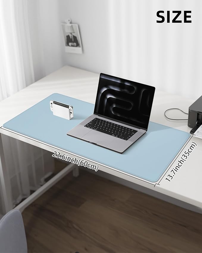 Non-Slip Desk Pad, Mouse Pad, Waterproof PVC Leather Desk Table Protector - Image 5